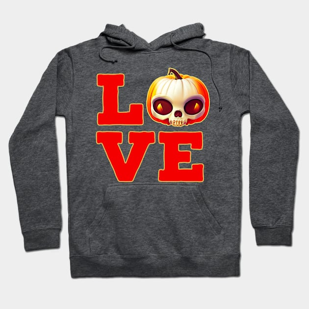 Pumpkin Love Halloween Design Hoodie by Edongski303 Teepublic Merch